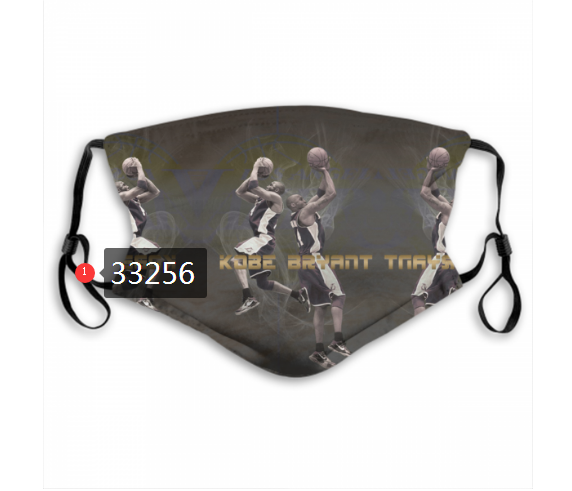 2021 NBA Los Angeles Lakers #24 kobe bryant 33256 Dust mask with filter